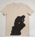 Tee-shirt silhouette Le Penseur